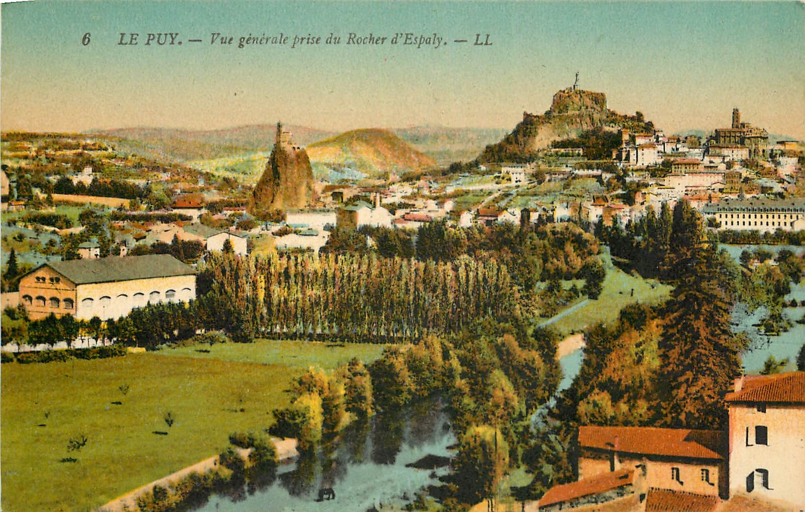 Le Puy — Allgemeiner Blick vom Rocher d'Espaly — LL