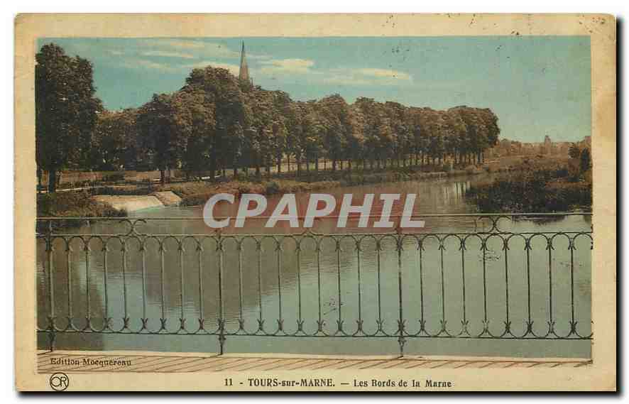 CPA Tours sur Marne les Bords de la Marne 