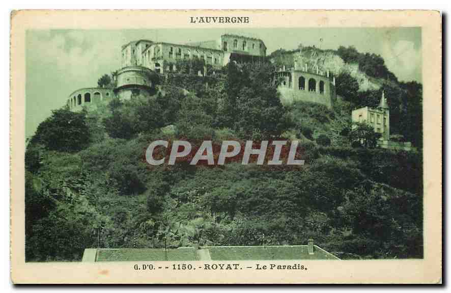 CPA L'Auvergne Royat Le Paradis 