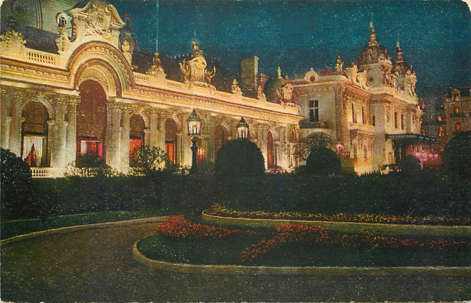 CPA Monte Carlo Le Casino Effet de nuit 