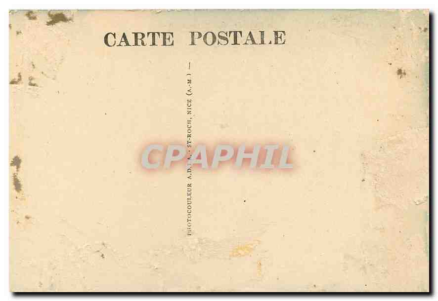 CPA Vence A M La Chapelle des Penitents Blanches  — Rückseite