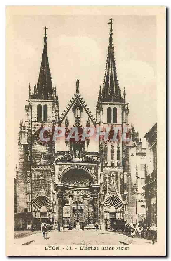 CPA Lyon L'Eglise Saint Nizier 