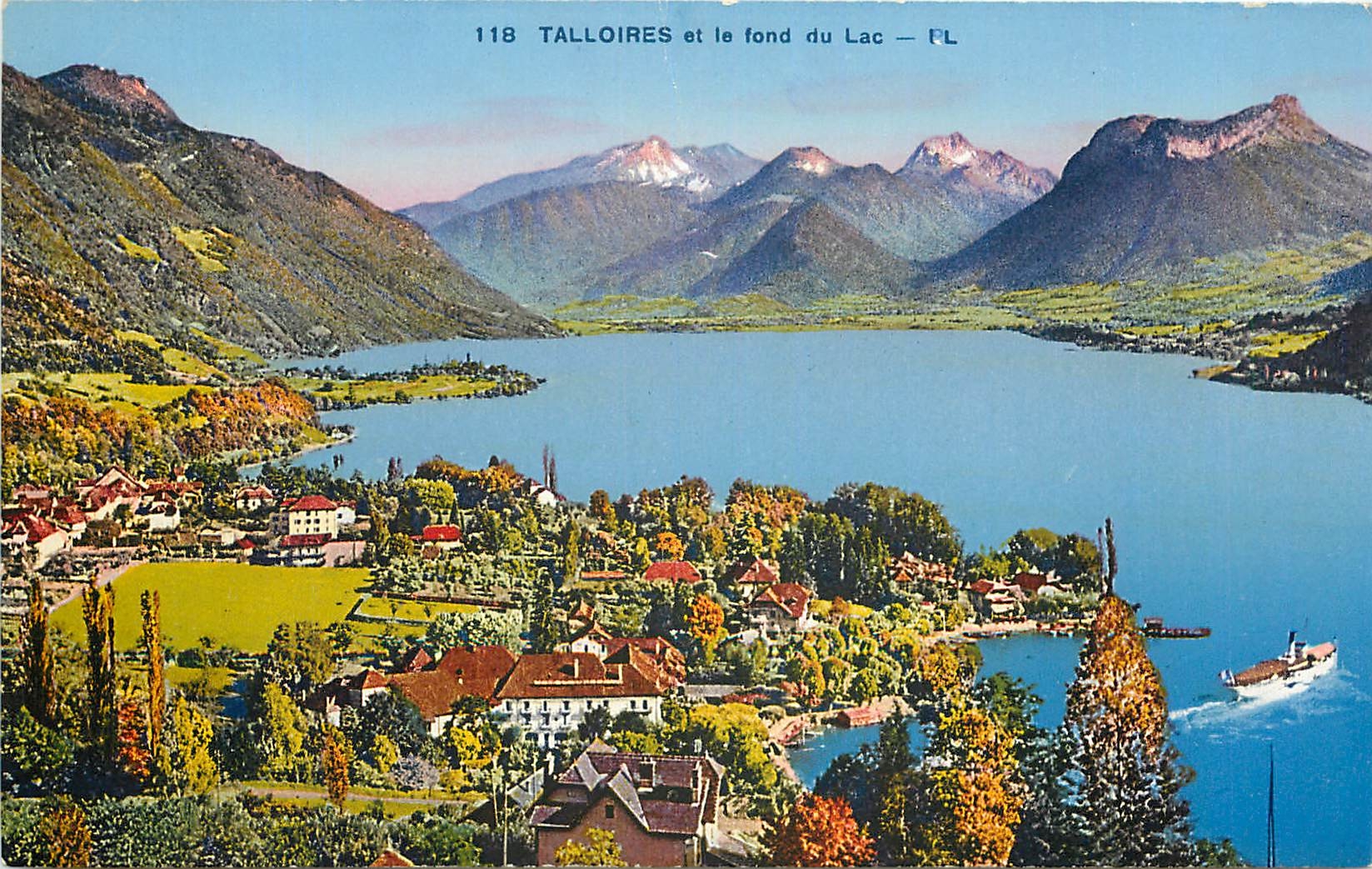 CPA Talloires et le fond du Lac 