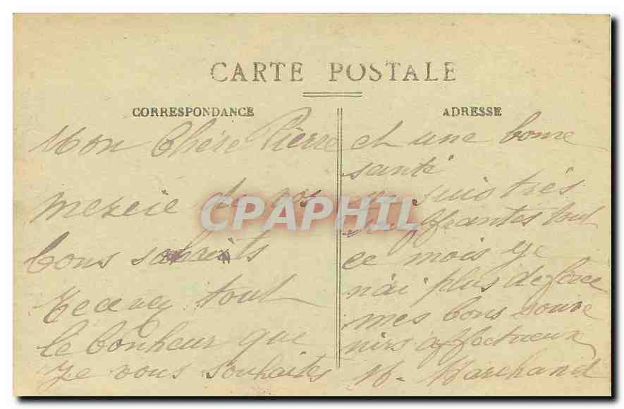 CPA Rueil sur Marne Eglise cote sud de la nef  — Back