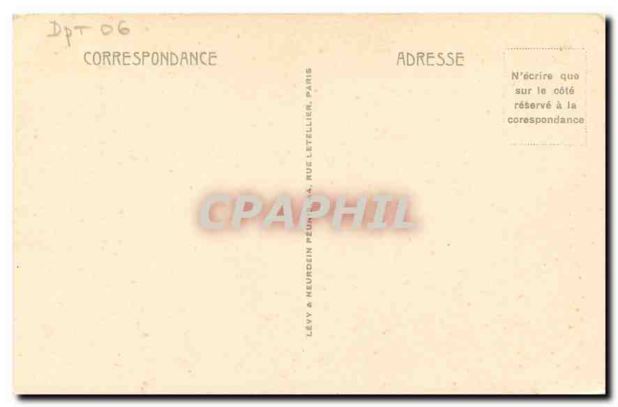 CPA Cannes Le Carlton Hotel  — Verso