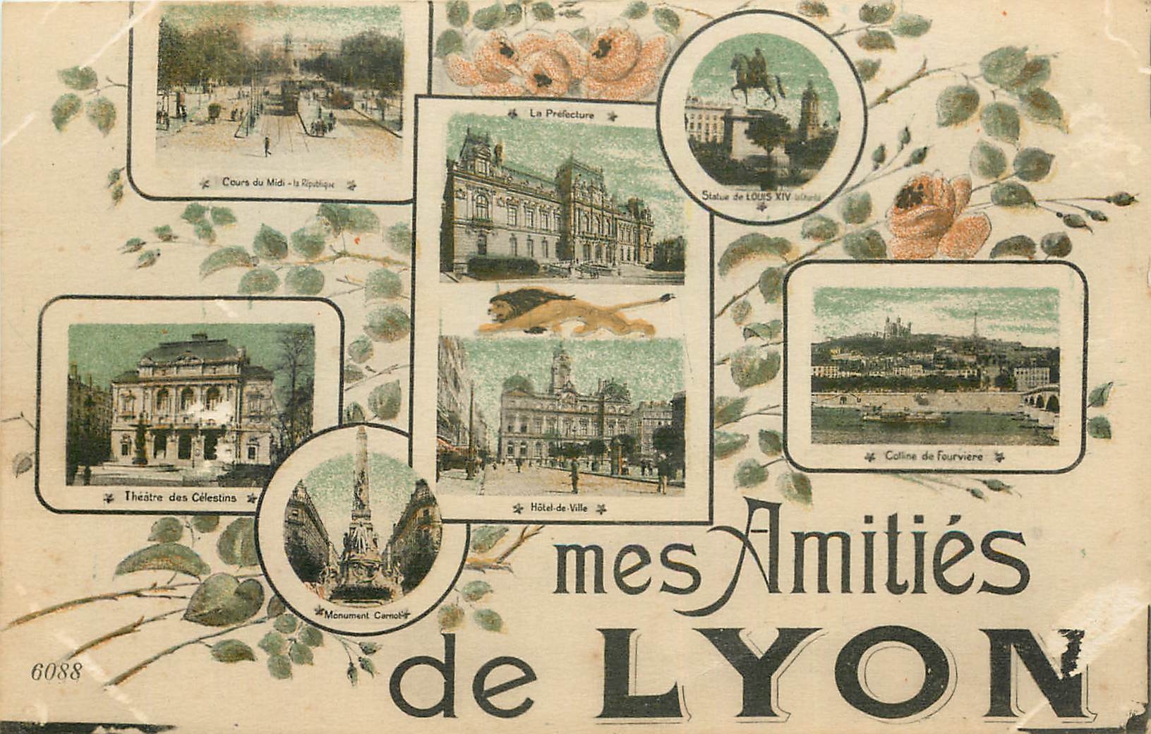 CPA Mes Amities de Lyon 