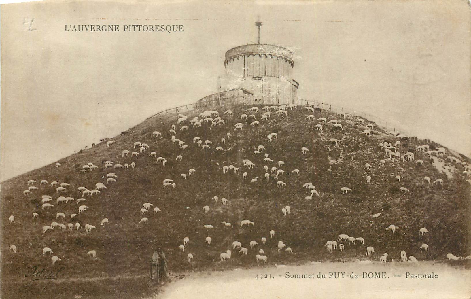 CPA L'Auvergne pittoresque Sommet du Puy de Dome Pastorale 
