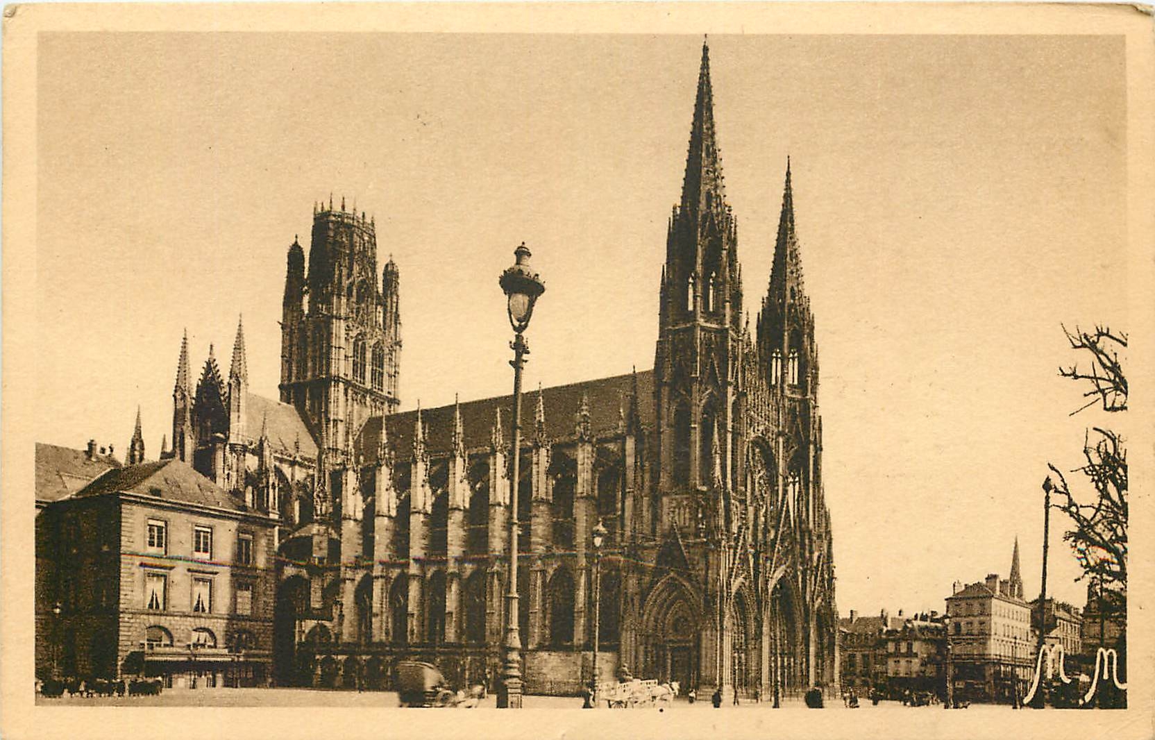 CPA Rouen la Ville Musee l'Eglise Saint Ouen 