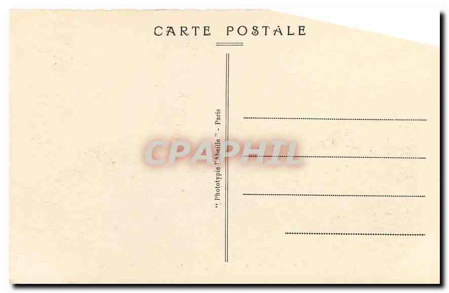 CPA Bagnoles de l'Orne le Casino du Lac la Passerelle  — Rückseite