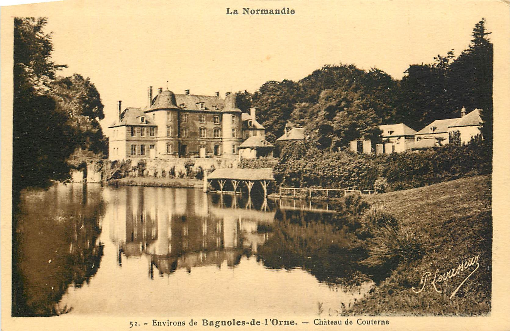 CPA Environs de Bagnoles de l'Orne Chateau de Couterne 