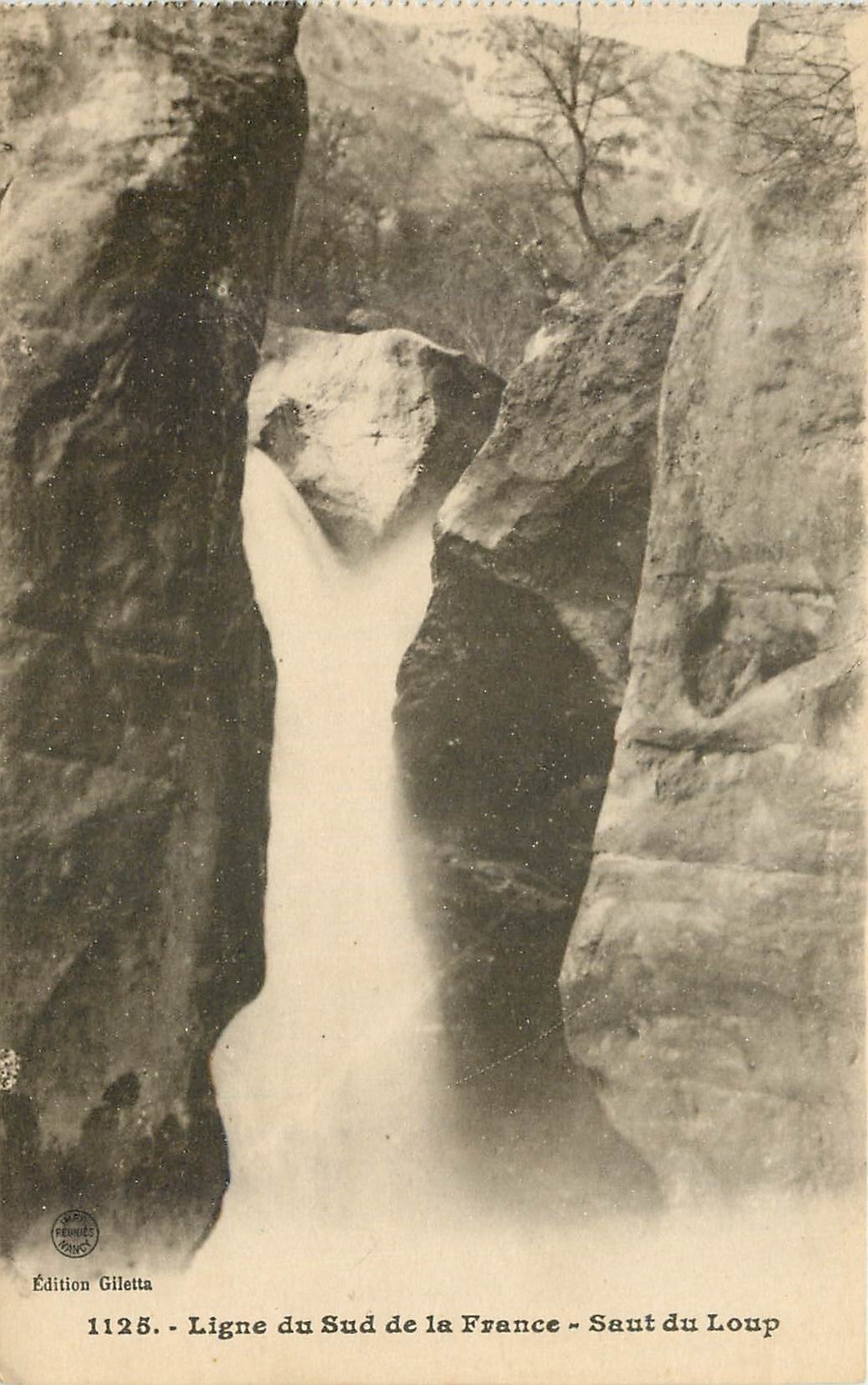 CPA Ligne du Sud de la France Saut du loup 