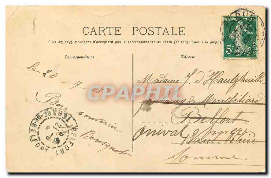 CPA Le Cantal pittoresque Garabit le viaduc et la vallee  — Rückseite