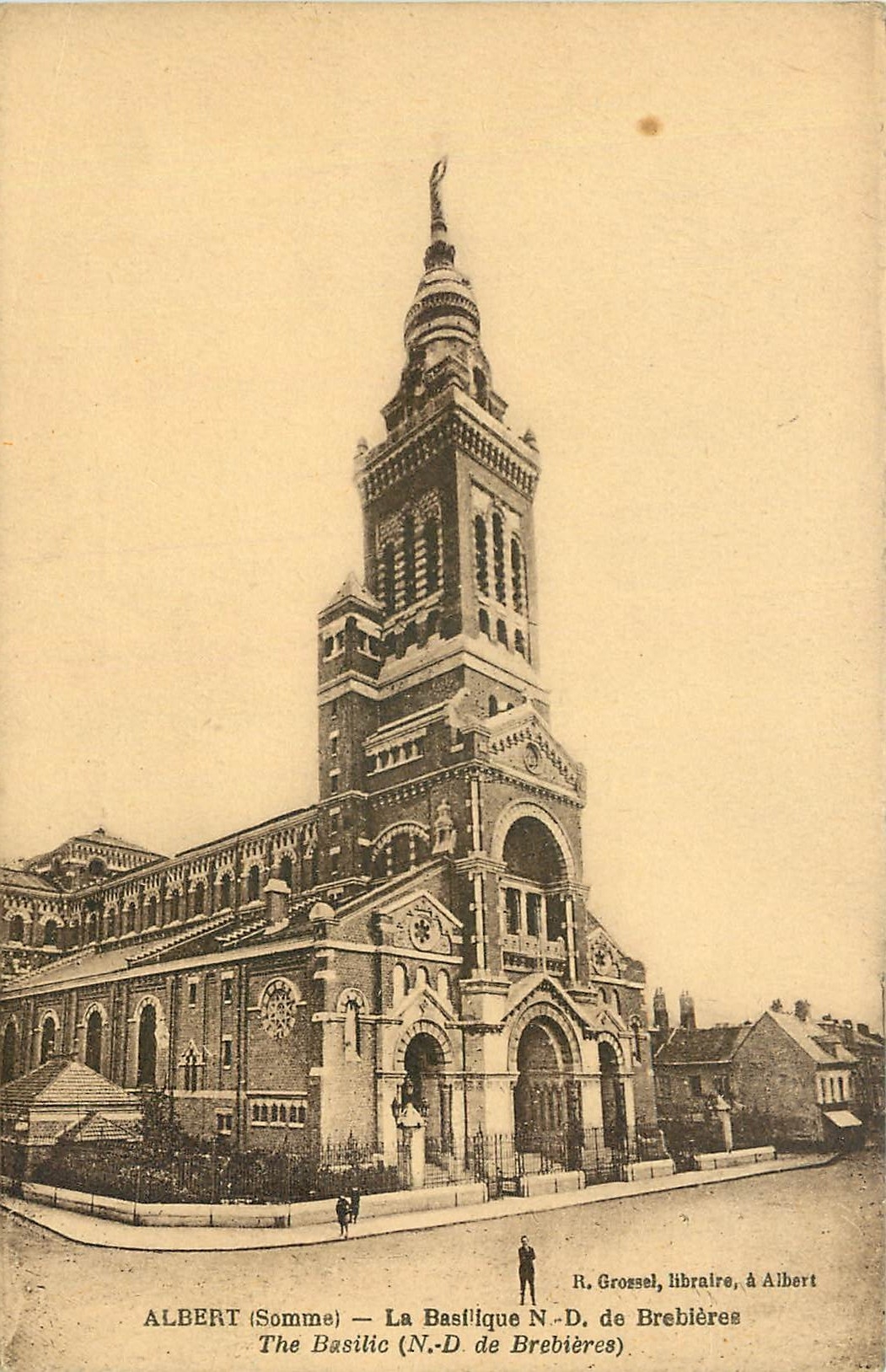 CPA Albert Somme la Basilique N D de Brebieres 
