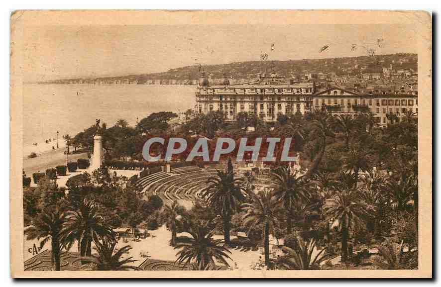 CPA Nice le Jardin Albert Ier et le Theatre de Verdure 