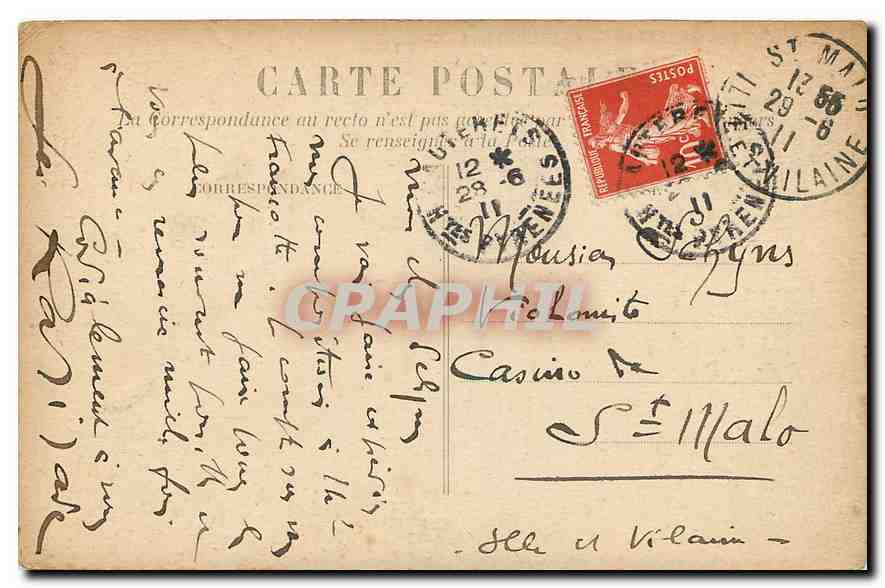 CPA Les Pyrenees Cauterets le Casino  — Rückseite