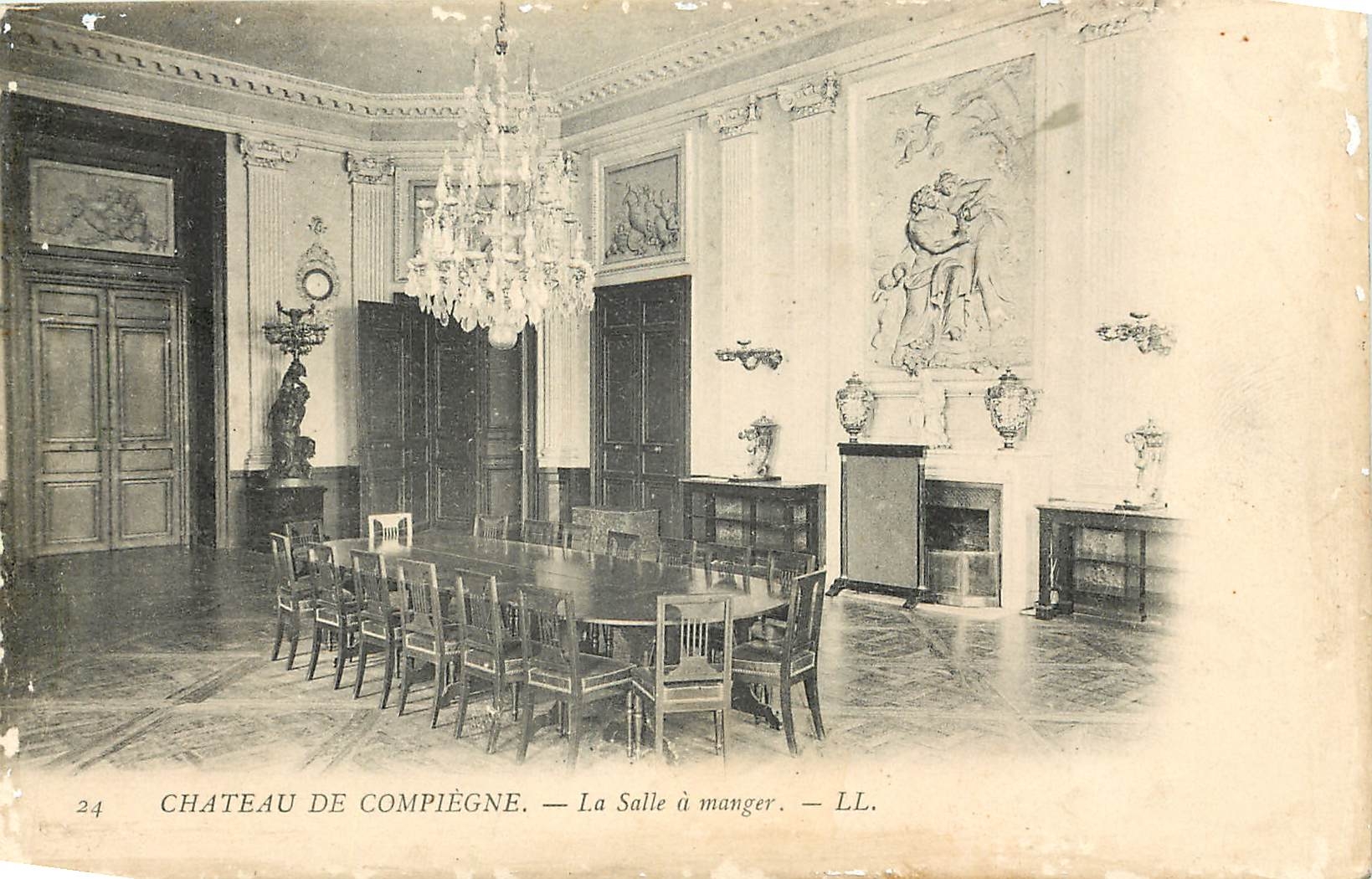 CPA Chateau de Compiegne la Salle a manger 