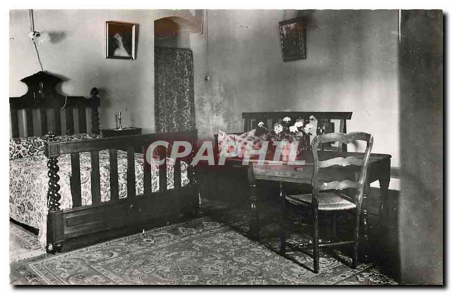 CPA Gorges du Tarn Chateau de la Caze XV siecle une chambre 