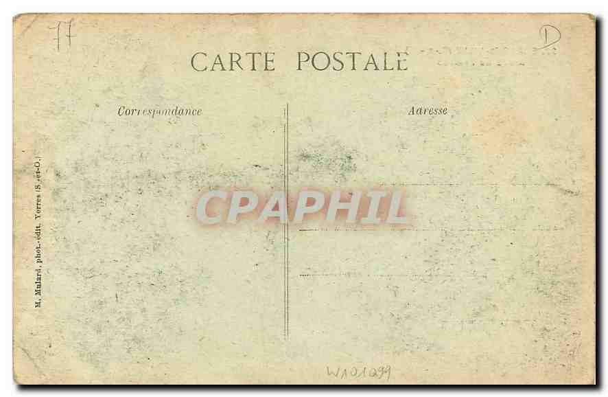 CPA Combs la Ville S et M bords de l'Yerres  — Rückseite