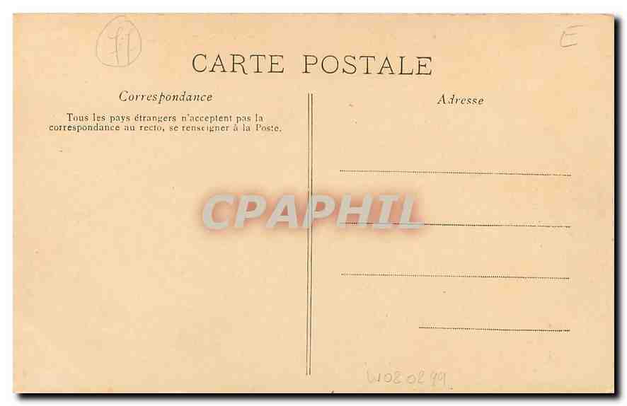 CPA Cielles Gournay le quai du Cherivet  — Back