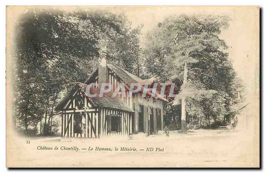CPA Chateau de Chantilly le Hameau la Metairie 