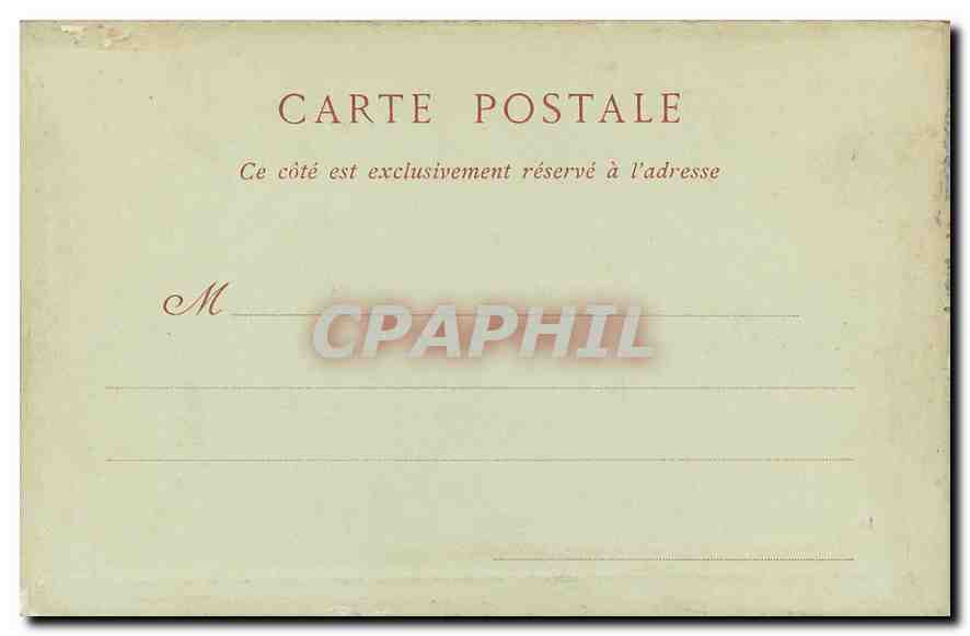 CPA Chateau de Chantilly le Hameau la Metairie  — Rückseite