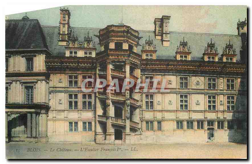 Blois — Das Schloss — Treppenhaus François Ier — LL.