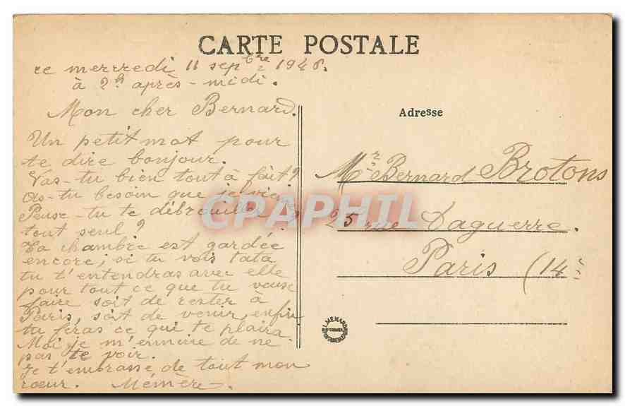 Palace of Fontainebleau — Facade on the Parterre — Edition Jemappes — Back