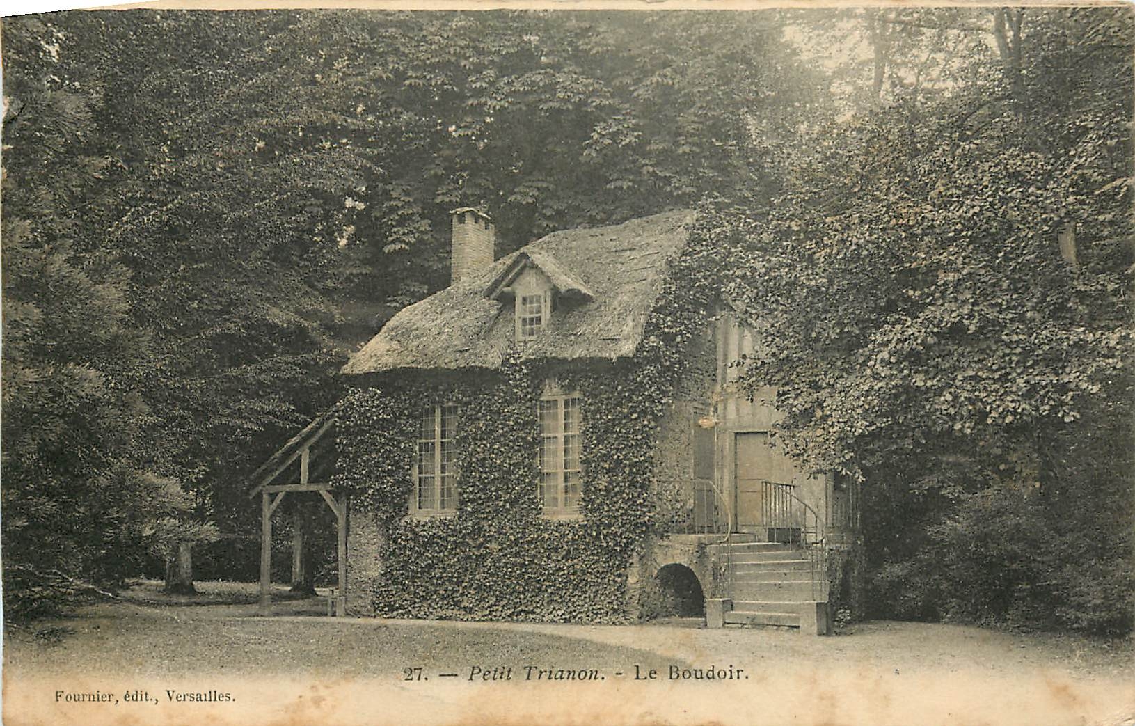 CPA Petit Trianon le Boudoir 