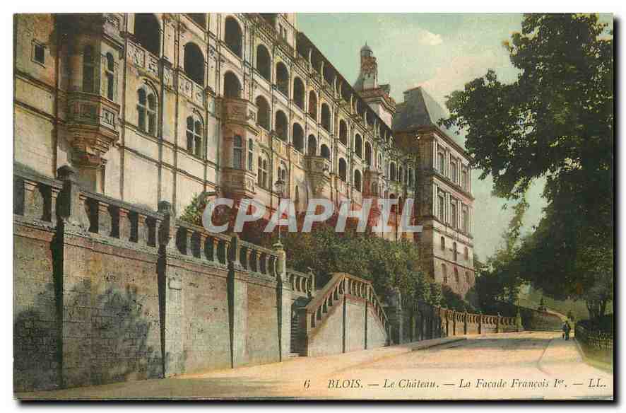 Blois — Le Château — La Façade François 1er — LL.