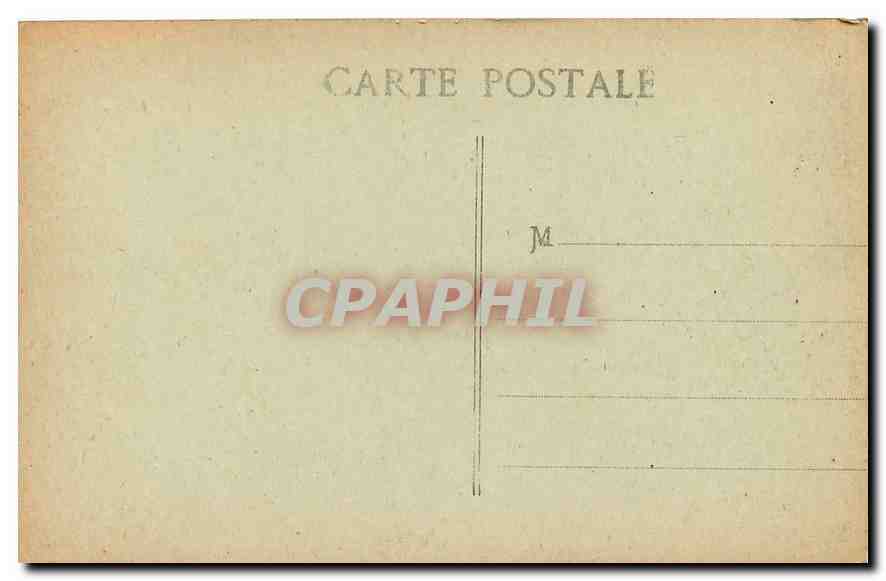 CPA Marseille Chateau d'If Bateau Barque — Verso