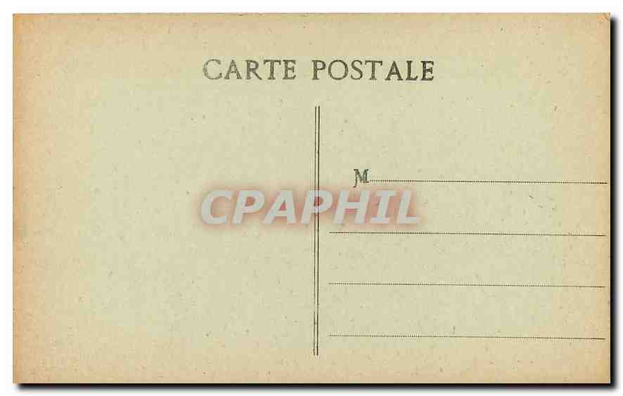 CPA Marseille le chateau d'If et les Iles  — Rückseite