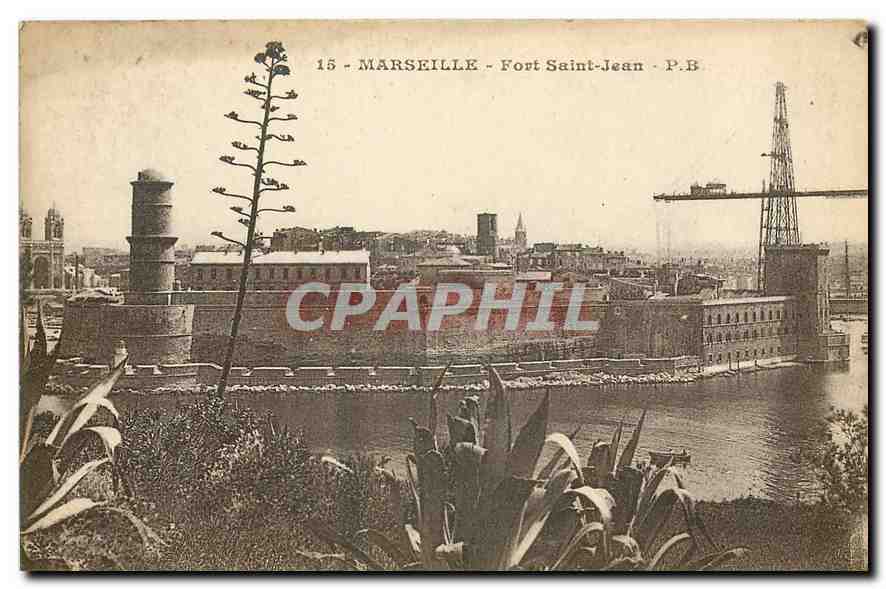 CPA Marseilles Fort Saint Jean 