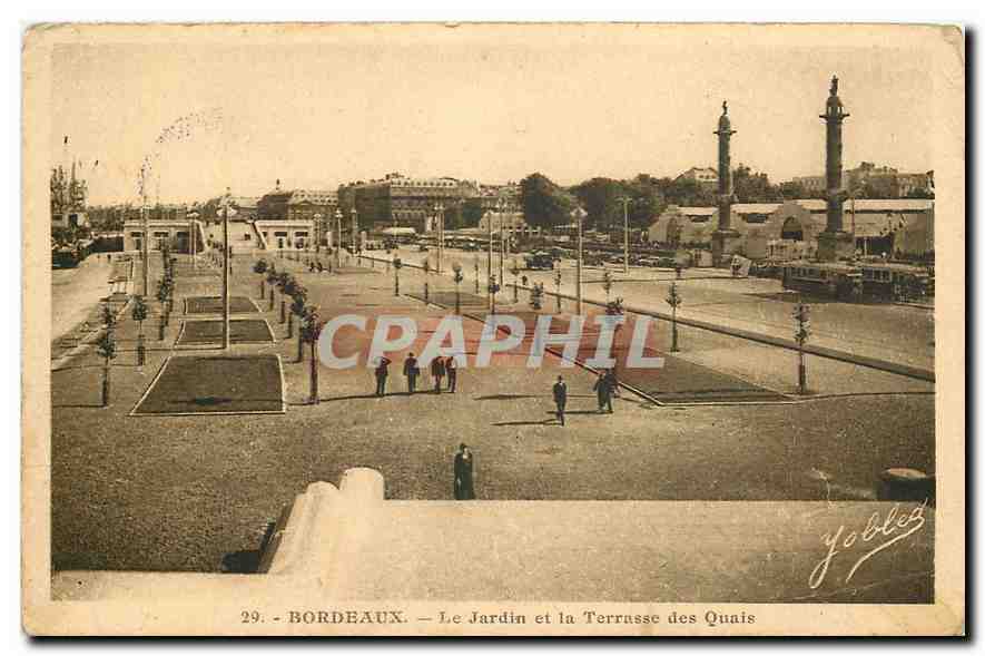 Bordeaux — Le Jardin et la Terrasse des Quais — Yobled, n°29