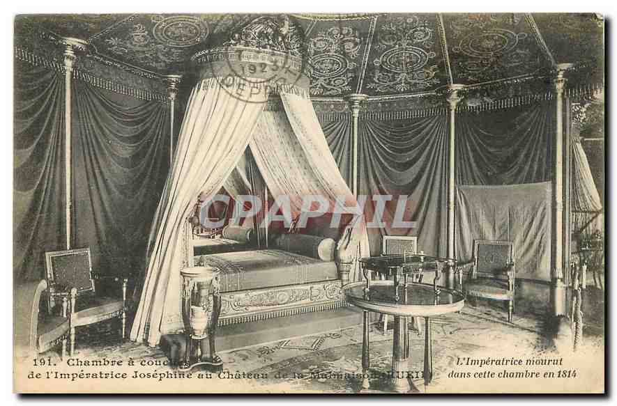 CPA Chambre a coucher de l'imperatrice Josephine au Chateau de la la Malmaison