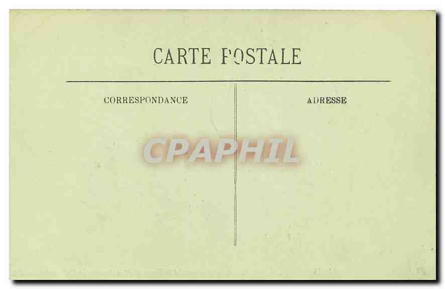 CPA Blois le Chateau vue sur l'Aile Francois Ier a travers les Colonnades  — Verso
