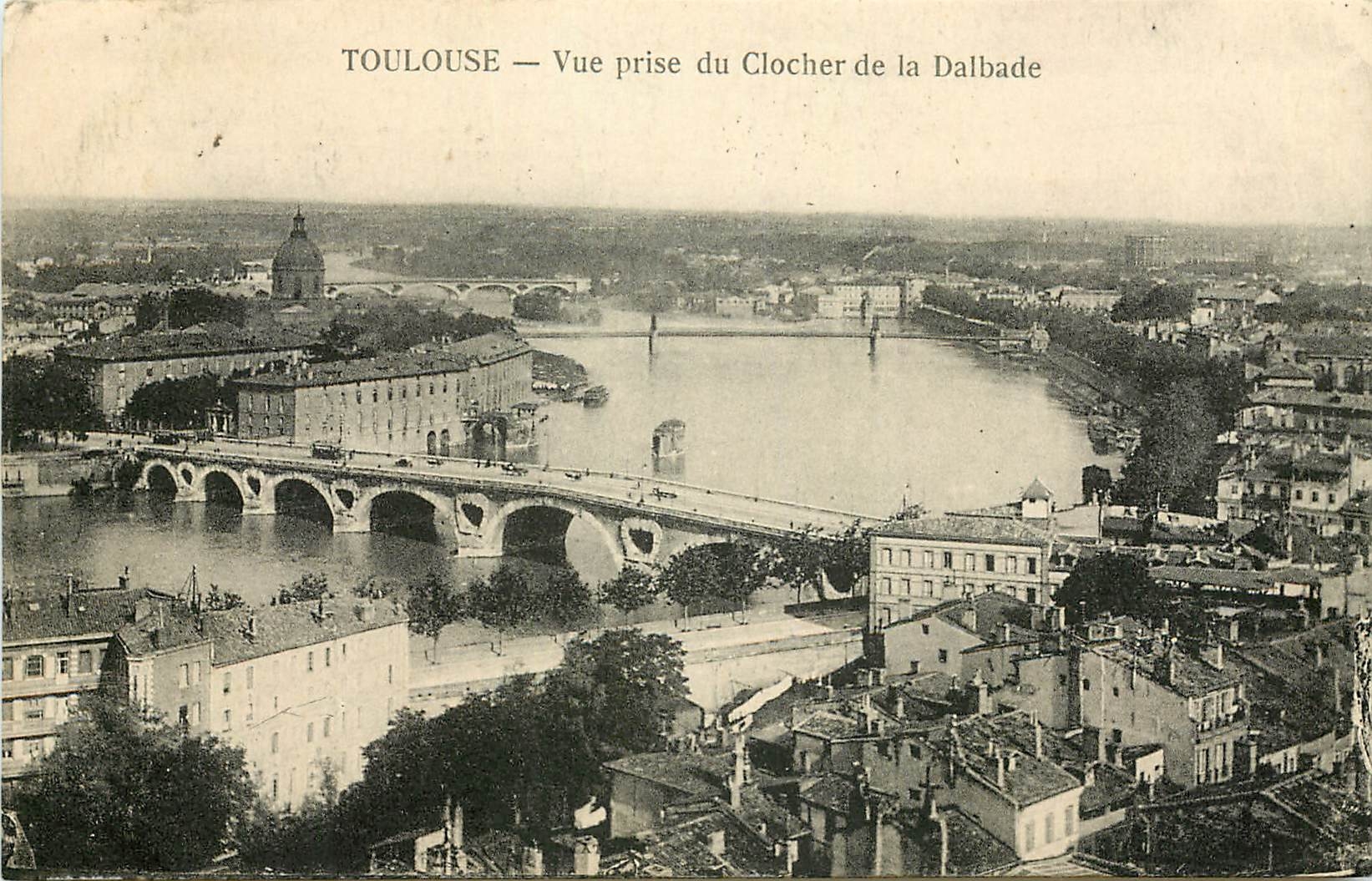 CPA Toulouse vue prise du Clocher de la Dalbade 