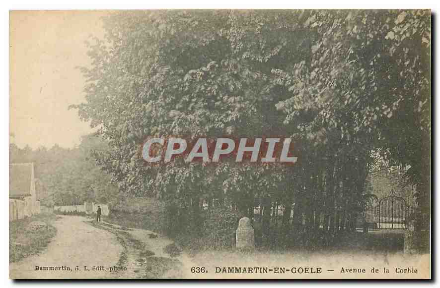 CPA Dammartin en Coele avenue de la Corbie 
