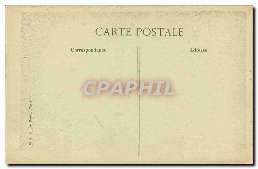 CPA Beaugency Loiret Broderies de l'Hotel de Ville XVII siecle L'Asie  — Rückseite