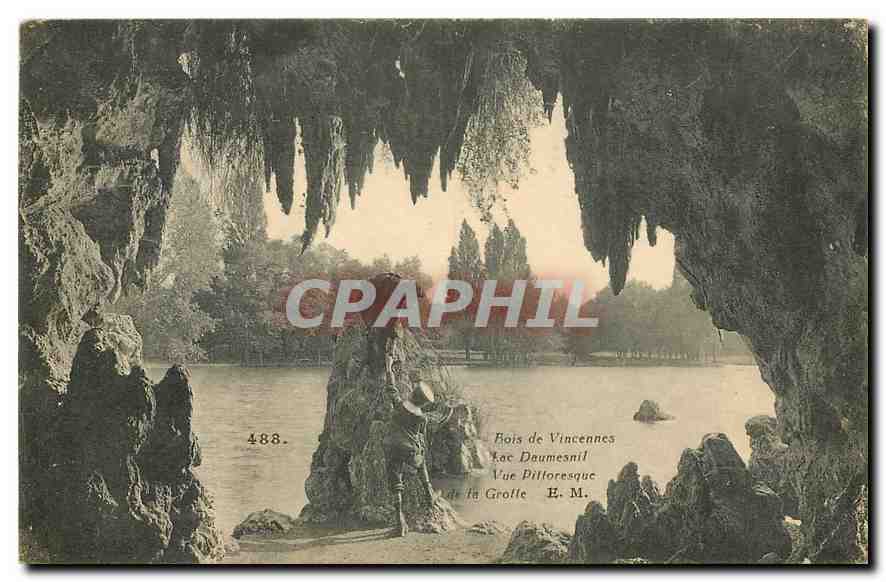 Vincennes Cave — Picturesque View — E. Malcuit, photographer-publisher, Paris