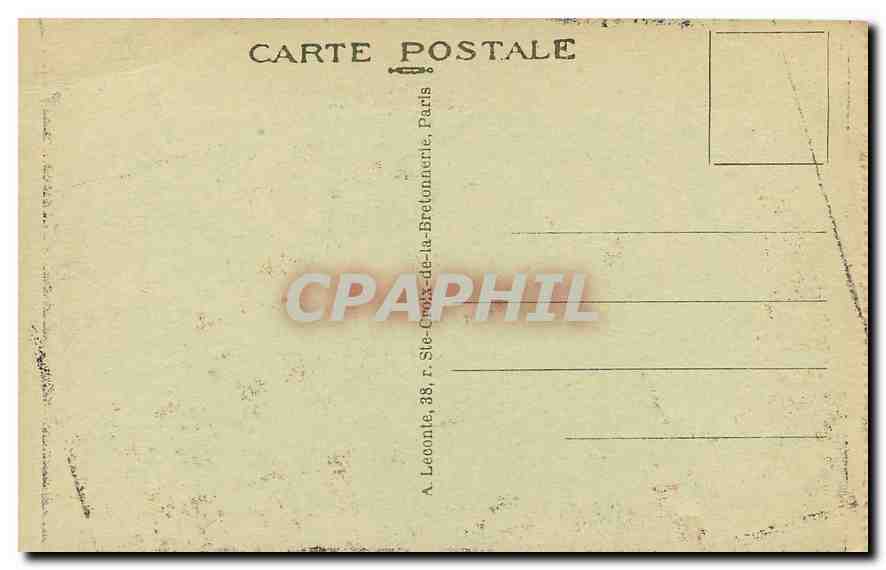 CPA Paris Le Tombeau de Napoleon 1er aux Invalides  — Verso