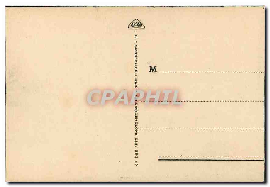CPA Paris L'Opera  — Rückseite