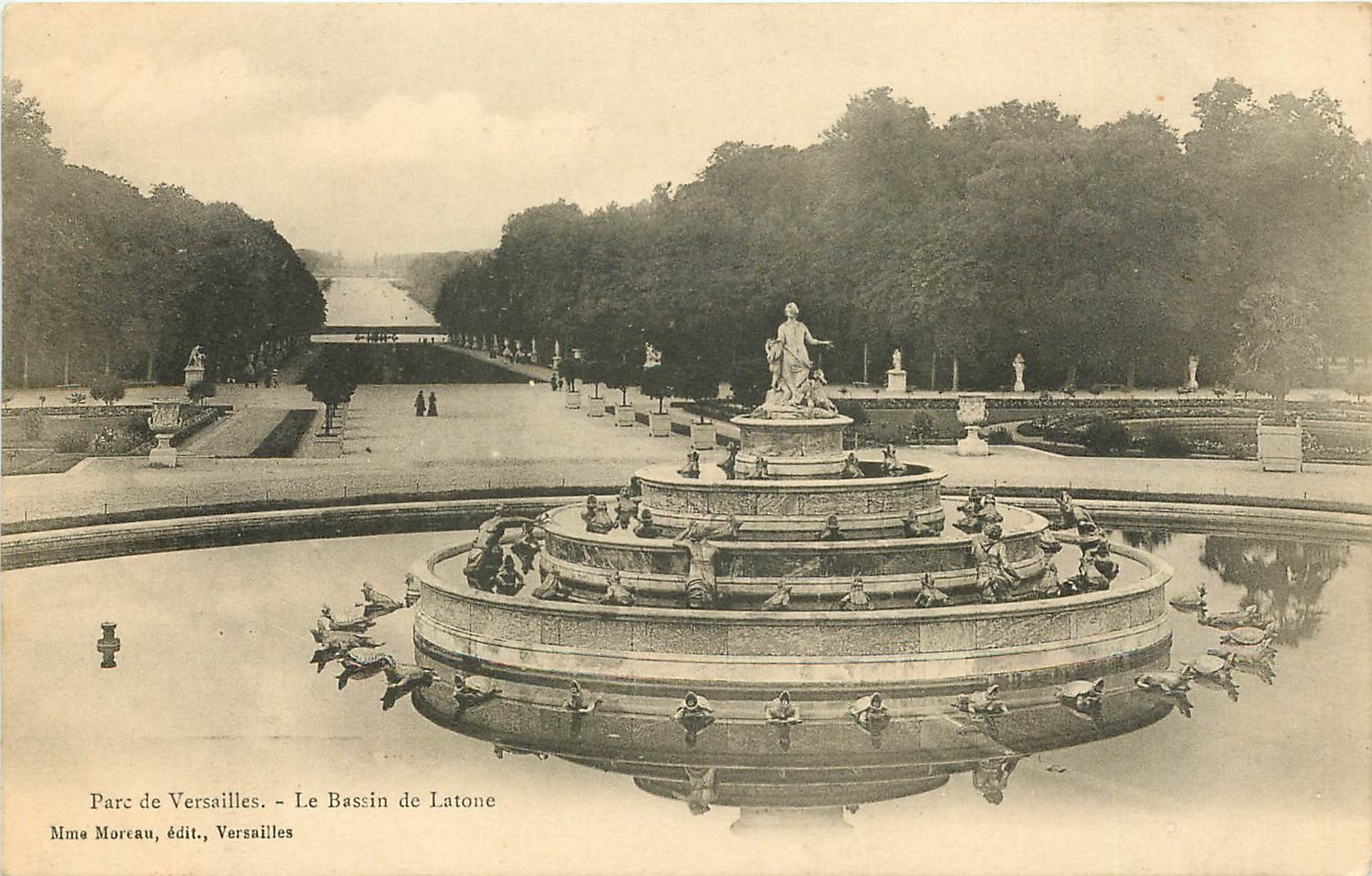 CPA Parc de Versailles le Bassin de Latone 