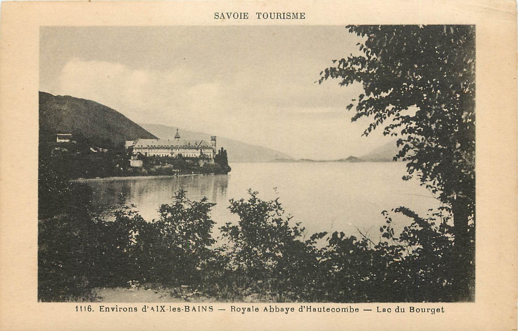 CPA Environs d'Aix les Bains Royale d'Hautecombe lac du Bourget 
