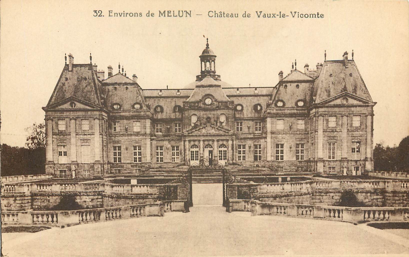 CPA Environs de Melun Chateau de Vaux le Vicomte 