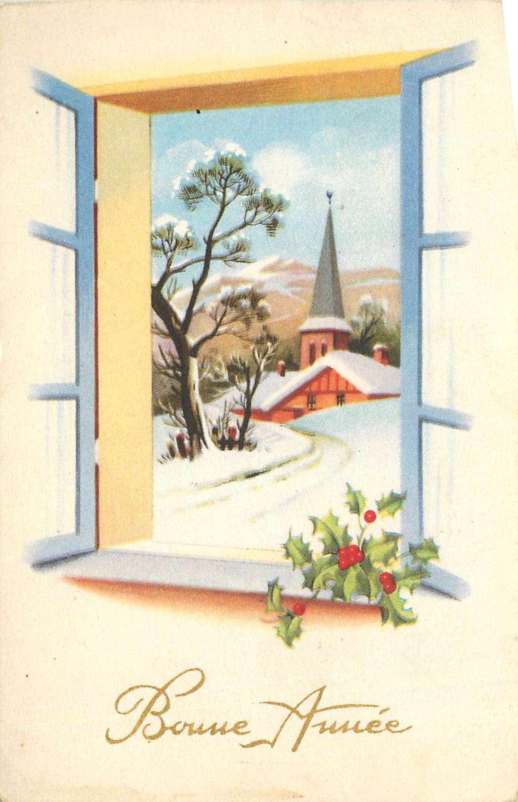 CPA Bonne Annee 