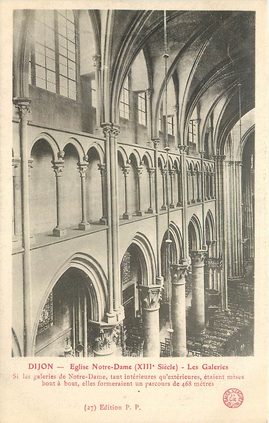 CPA Dijon Eglise Notre Dame XIII siecle 