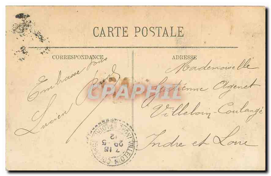 CPA Marseille le Quai de la Fraternite et Notre Dame de la Garde Bateaux — Rückseite