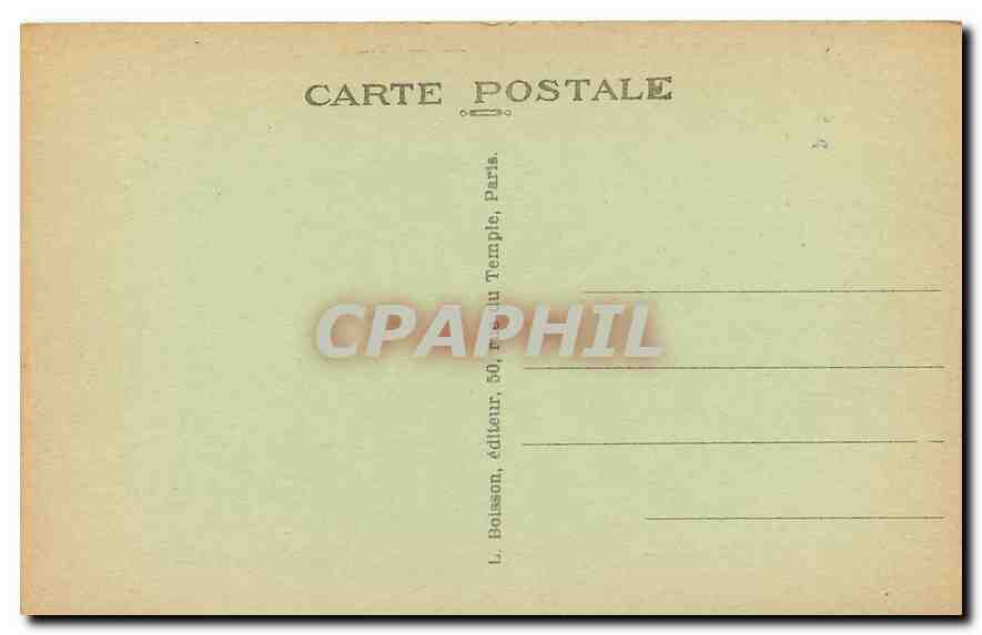 CPA Paris Hotel de Sully 26 Rue Saint Antoine  — Rückseite