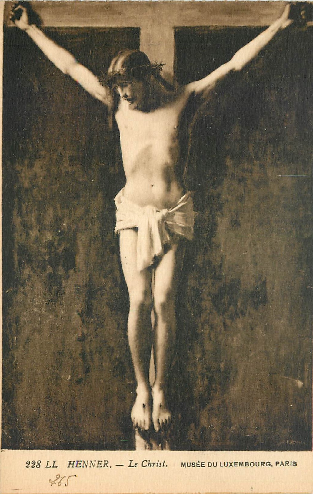 CPA Henner le Christ Musee du Luxembourg Paris 