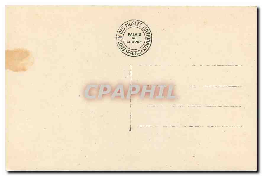 CPA Cluny Abside de la Chapelle et Portique Paris — Rückseite